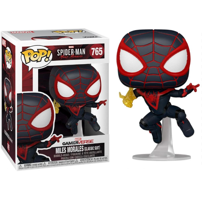 FUNKO POP! GAMES MARVEL GAMERVERSE SPIDER-MAN MILES MORALES CLASSIC SUIT no765