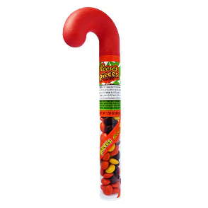 CHRISTMAS CANDY REESE’S PIECES CANDY CANE 39g (JULGODIS)