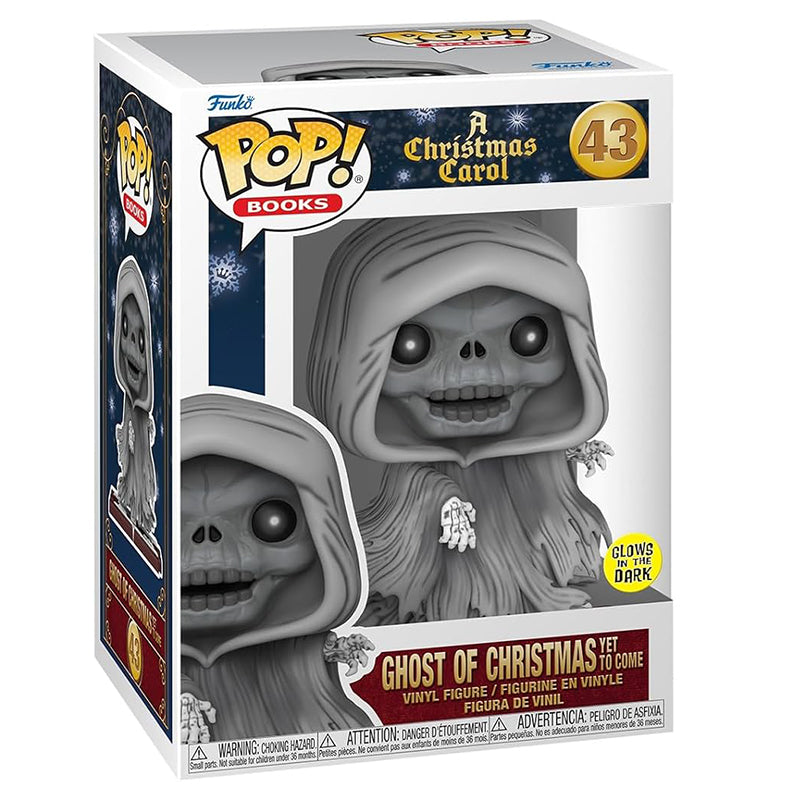 FUNKO POP! BOOKS A CHRISTMAS CAROL GHOST OF CHRISTMAS YET TO COME GITD no43