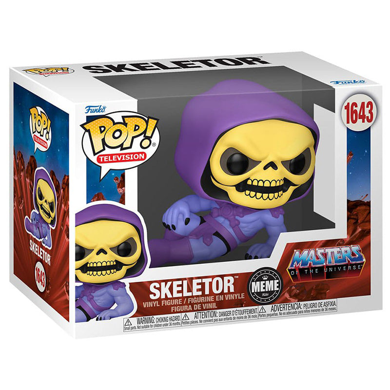 FUNKO POP! TELEVISION MASTERS OF THE UNIVERSE SKELETOR MEME no1643