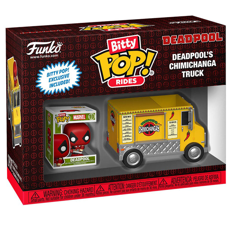 FUNKO BITTY POP! RIDES MARVEL DEADPOOL’S CHIMICHANGA TRUCK 2,5cm
