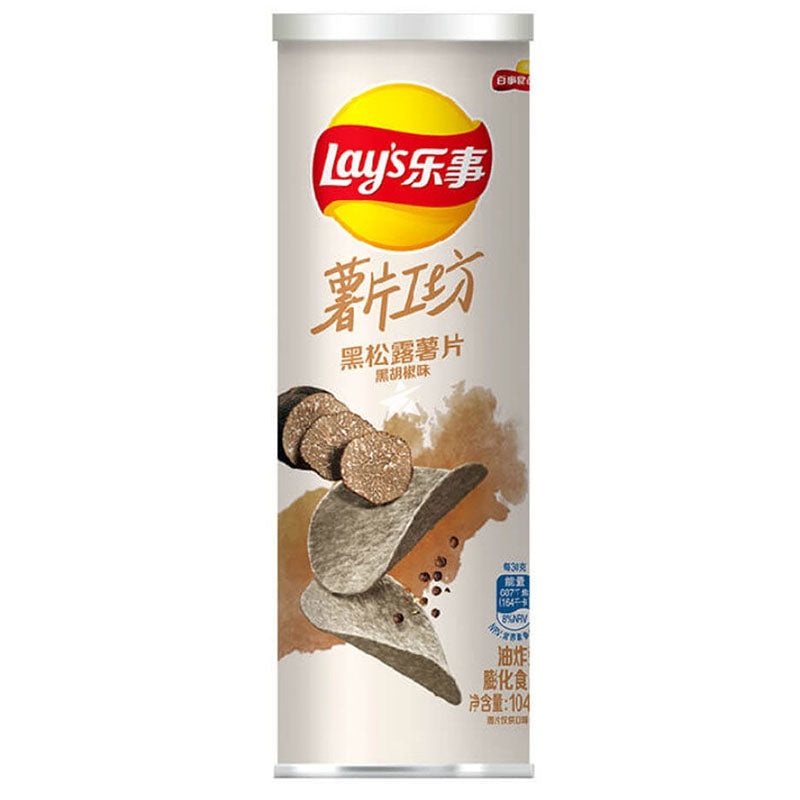 LAY’S POTATO CHIPS BLACK TRUFFLE BLACK PEPPER 104g