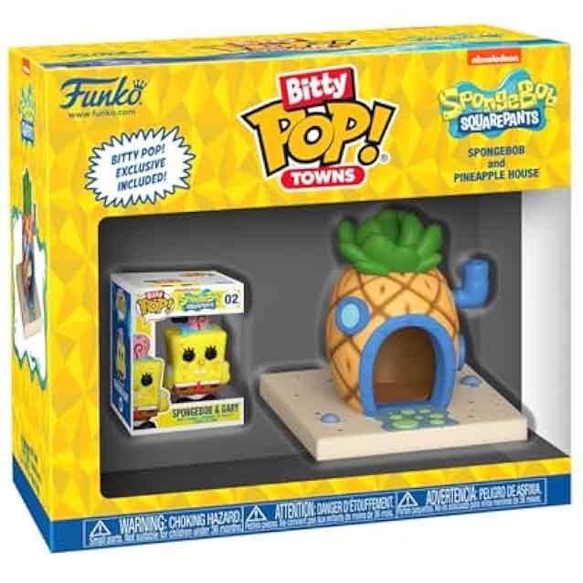 FUNKO BITTY POP! TOWNS SPONGEBOB SQUAREPANTS SPONGEBOB AND PINEAPPLE HOUSE