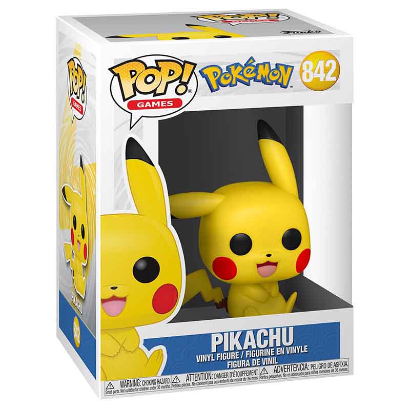 FUNKO POP! GAMES POKÉMON PIKACHU SITTING no842