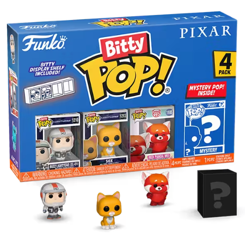 FUNKO BITTY POP! DISNEY PIXAR BUZZ LIGHTYEAR 4-PACK 2,5cm