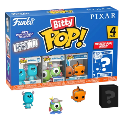 FUNKO BITTY POP! DISNEY PIXAR SULLEY 4-PACK 2,5cm