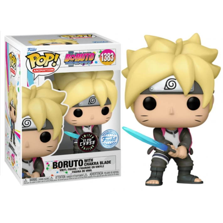 FUNKO POP! ANIMATION BORUTO NARUTO NEXT GENERATIONS BORUTO WITH CHAKRA BLADE FUNKO S.E. LIMITED GLOW CHASE EDITION no1383