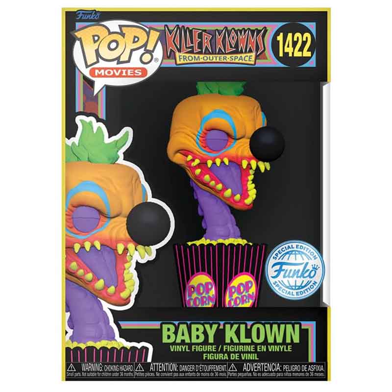 FUNKO POP! MOVIES KILLER KLOWNS FROM OUTER SPACE BABY KLOWN BLKLT FUNKO SPECIAL EDITION no1422