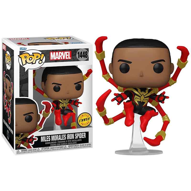 FUNKO POP! MARVEL SPIDER-MAN COMICS MILES MORALES IRON SPIDER CHASE no1448