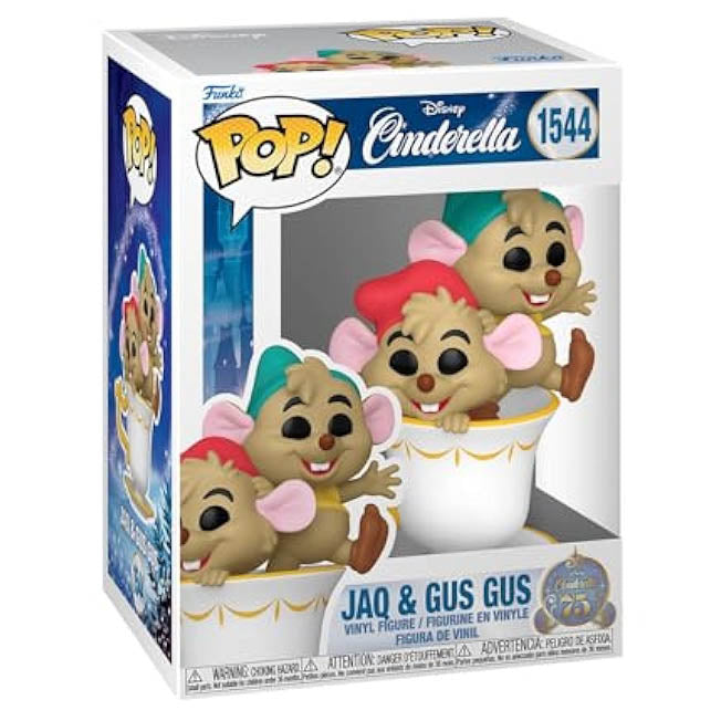 FUNKO POP! DISNEY CINDERELLA 75th JAQ &#038; GUS GUS no1544