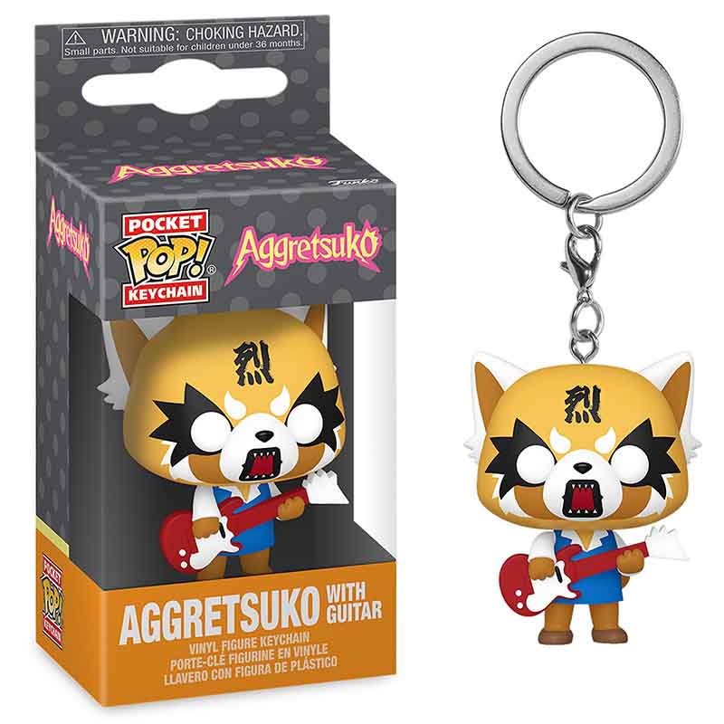 NYCKELRING FUNKO POP! AGGRETSUKO WITH GUITAR