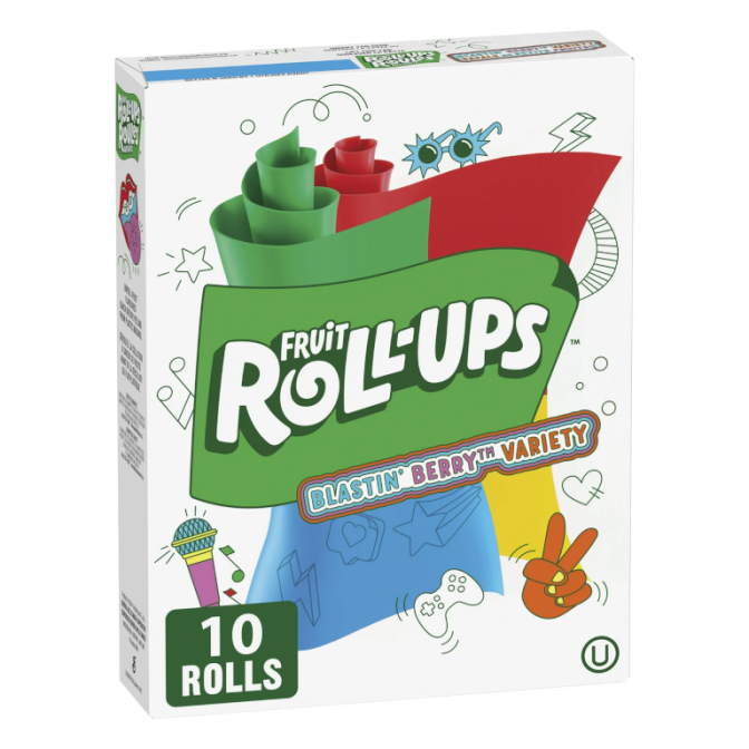 FRUIT ROLL-UPS BLASTIN BERRY VARIETY PACK 141g
