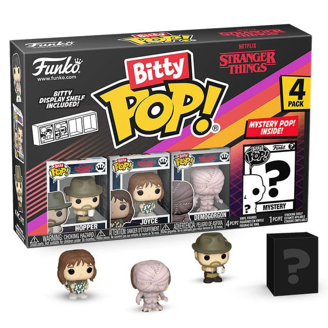 FUNKO BITTY POP! STRANGER THINGS HOPPER 4-PACK 2,5cm