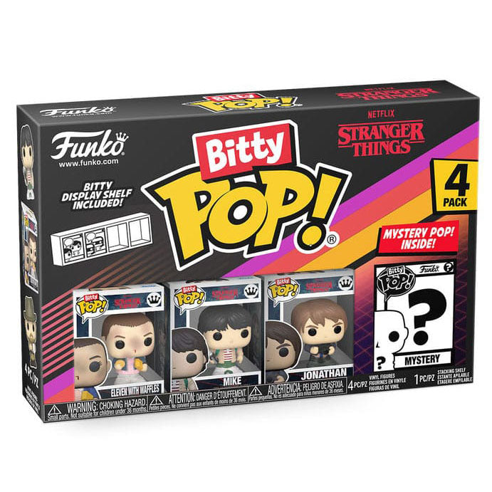 FUNKO BITTY POP! STRANGER THINGS ELEVEN WITH WAFFLES 4-PACK 2,5cm