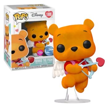 FUNKO POP! DISNEY VALENTINE WINNIE THE POOH FLOCKED FUNKO SPECIAL EDITION no1008