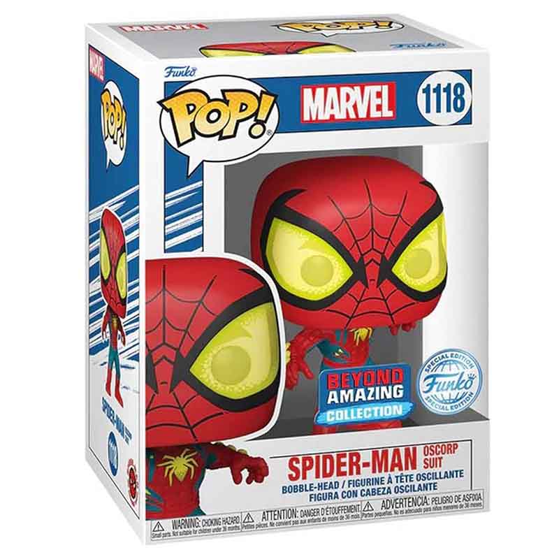 FUNKO POP! MARVEL BEYOND AMAZING SPIDER-MAN OSCORP SUIT BEYOND AMAZING COLLECTION FUNKO SPECIAL EDITION no1118