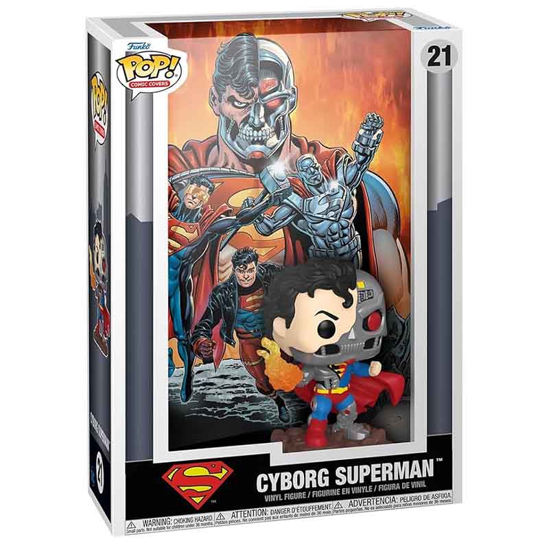 FUNKO POP! COMIC COVERS DC COMICS CYBORG SUPERMAN no21