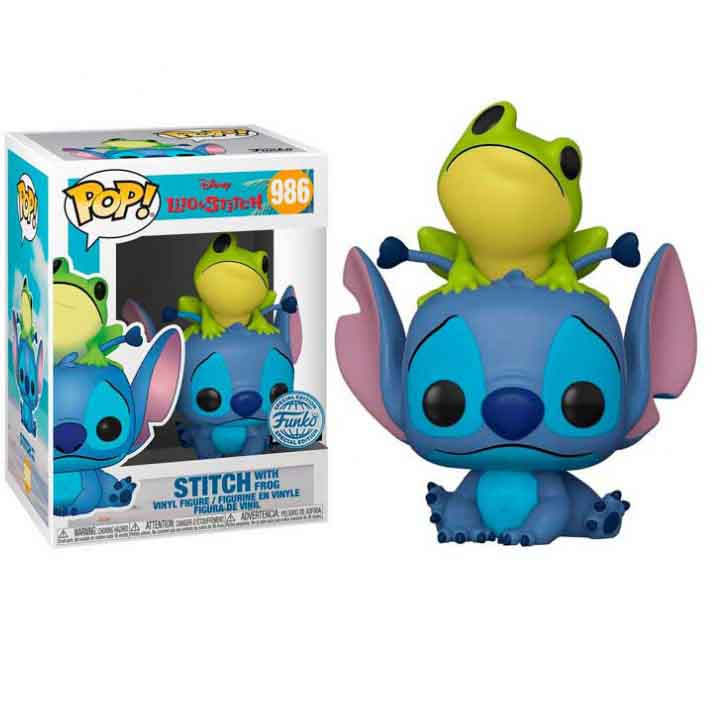 FUNKO POP! DISNEY LILO &#038; STITCH STITCH WITH FROG FUNKO SPECIAL EDITION no986
