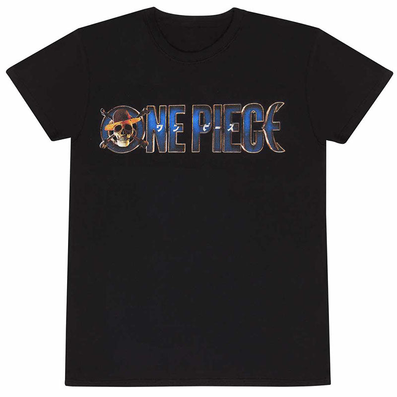 T-SHIRT ONE PIECE LOGO BLACK