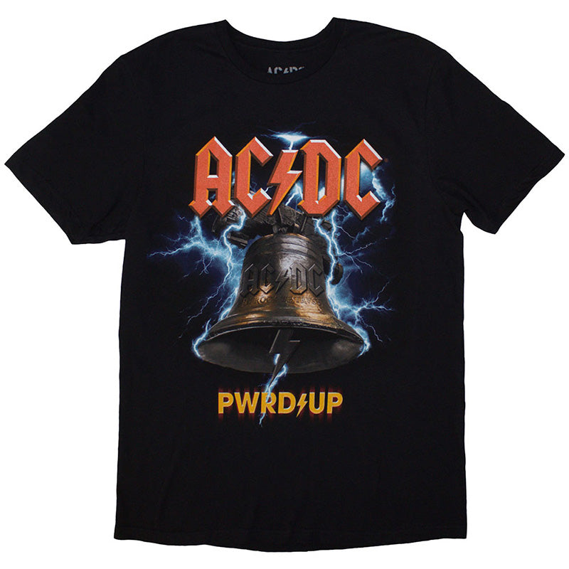 T-SHIRT AC DC PWRD UP IN ROCK WE TRUST
