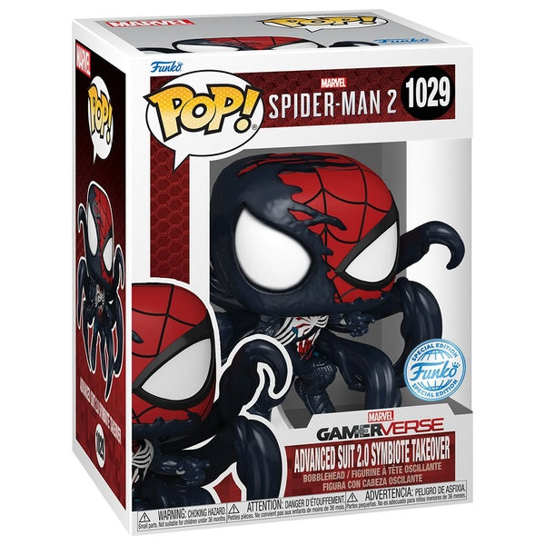 FUNKO POP! GAMES MARVEL SPIDER-MAN GAMERVERSE ADVENCED SUIT 2.0 SYMBIOTE TAKEOVER FUNKO SPECIAL EDITION no1029