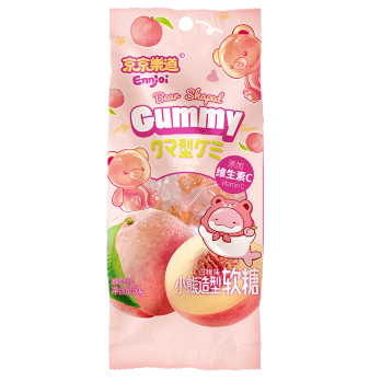 ENNJOI BEAR SHAPED GUMMY PEACH FLAVOR 50g