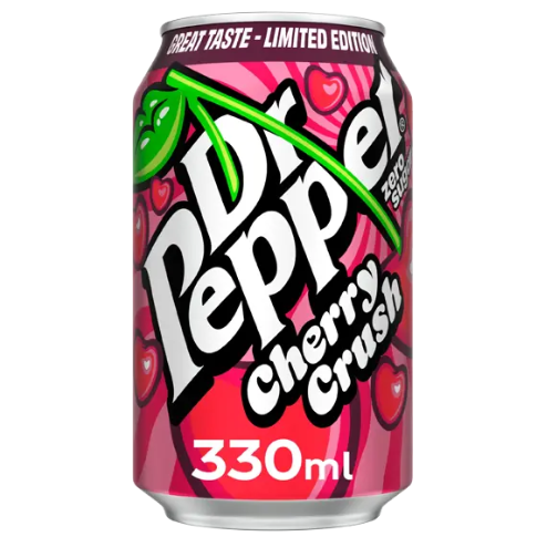 DR PEPPER CHERRY CRUSH ZERO SUGAR 330ml