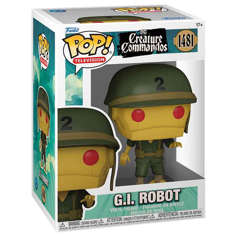 FUNKO POP! TELEVISION DC CREATURE COMMANDOS G.I. ROBOT no1481