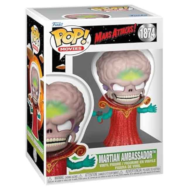 FUNKO POP! MOVIES MARS ATTACKS! MARTIAN AMBASSADOR no1874