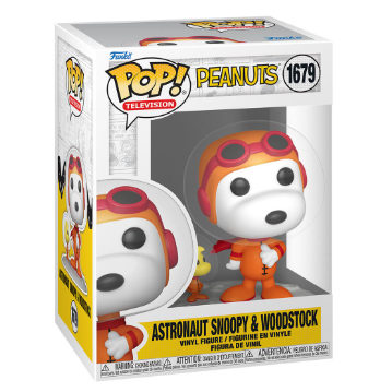 FUNKO POP! TELEVISION PEANUTS ASTRONAUT SNOOPY & WOODSTOCK no1679