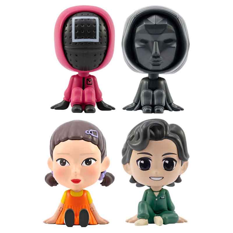 SQUID GAME BOBBLE-HEAD FRONT MAN 6cm 1