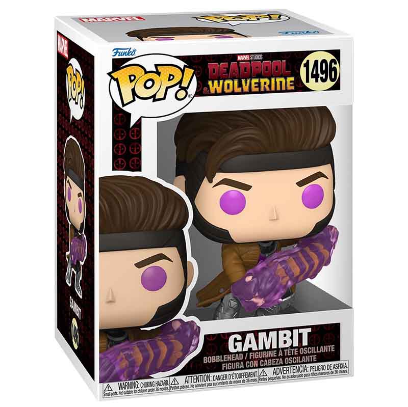 FUNKO POP! MARVEL DEADPOOL & WOLVERINE GAMBIT no1496