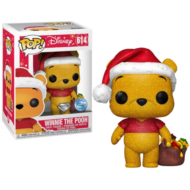 FUNKO POP! DISNEY WINNIE THE POOH CHRISTMAS DIAMOND COLLECTION FUNKO SPECIAL EDITION no614