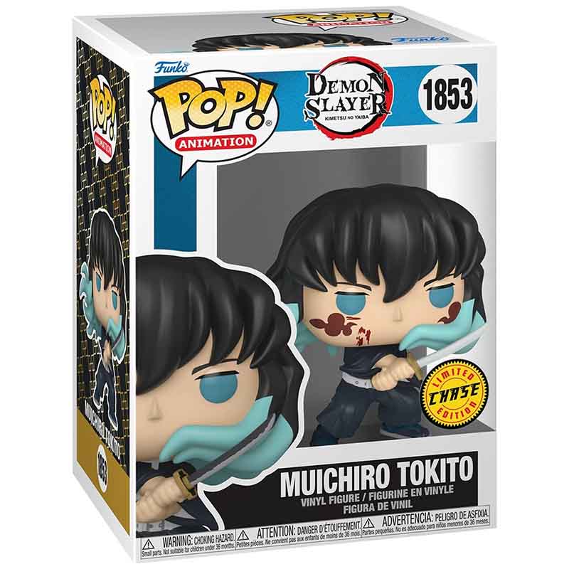 FUNKO POP! ANIMATION DEMON SLAYER MUICHIRO TOKITO CHASE no1853