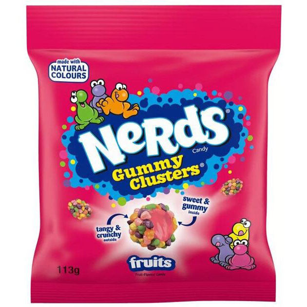 NERDS GUMMY CLUSTERS FRUITS 113g