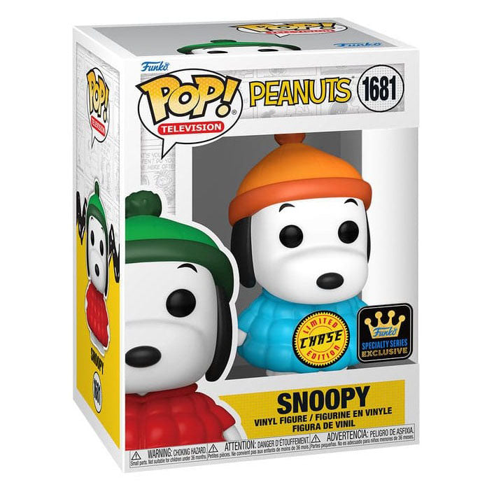 FUNKO POP! TELEVISION PEANUTS SNOOPY FUNKO SPECIALTY SERIES EXCLUSIVE CHASE no1681