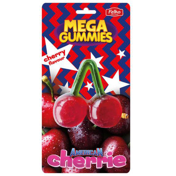 MEGA GUMMIES AMERICAN CHERRY 120g