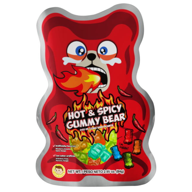 HOT & SPICY GUMMY BEAR 84g