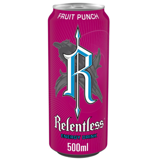 RELENTLESS ENERGY FRUIT PUNCH 500ml