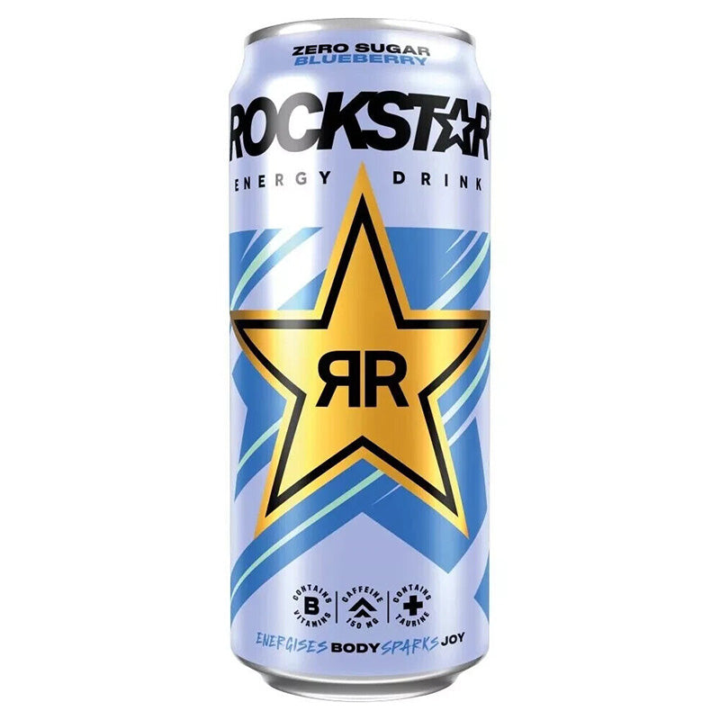 ROCKSTAR ENERGY BLUEBERRY ZERO SUGAR 500ml