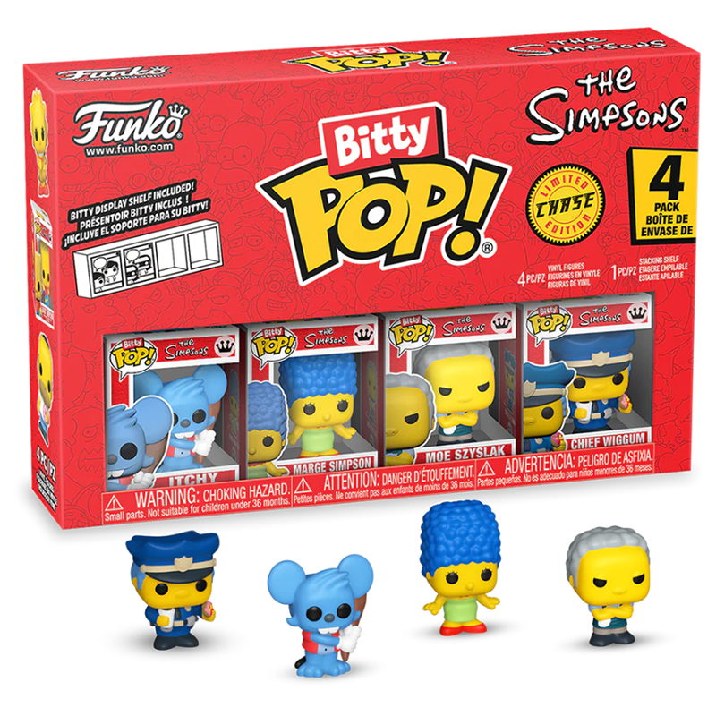 FUNKO BITTY POP! THE SIMPSONS ITCHY 4-PACK 2,5cm