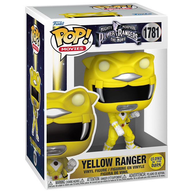FUNKO POP! MOVIES MIGHTY MORPHIN POWER RANGERS THE MOVIE YELLOW RANGER GITD no1781