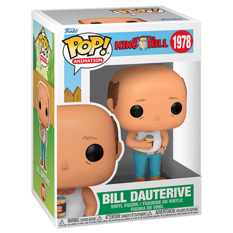 FUNKO POP! ANIMATION KING OF THE HILL BILL DAUTERIVE no1978