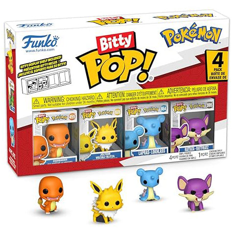 FUNKO BITTY POP! POKÉMON CHARMANDER 4-PACK 2,5cm