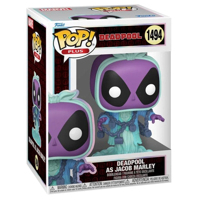 FUNKO POP! PLUS MARVEL DEADPOOL DEADPOOL AS JACOB MARLEY no1494