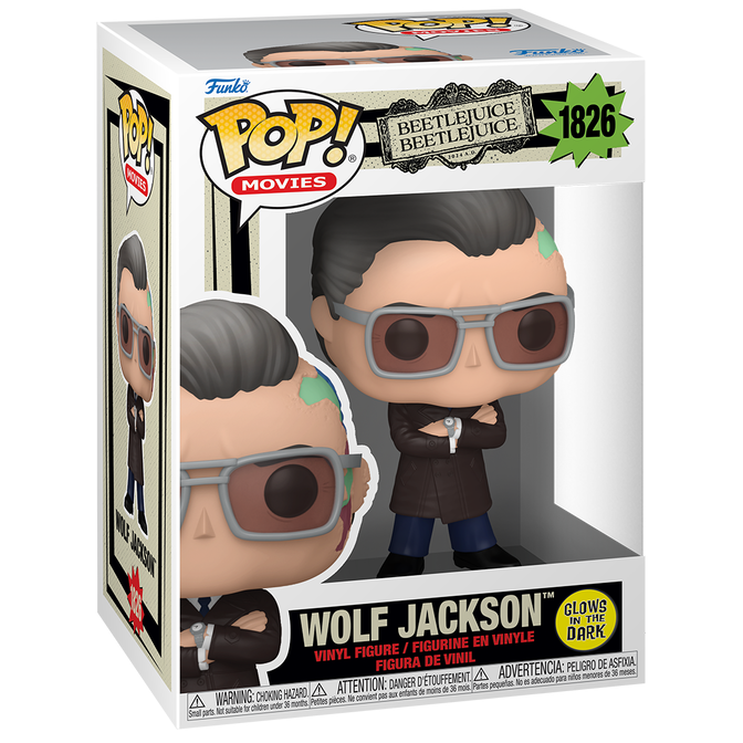 FUNKO POP! MOVIES BEETLEJUICE WOLF JACKSON GITD no1826