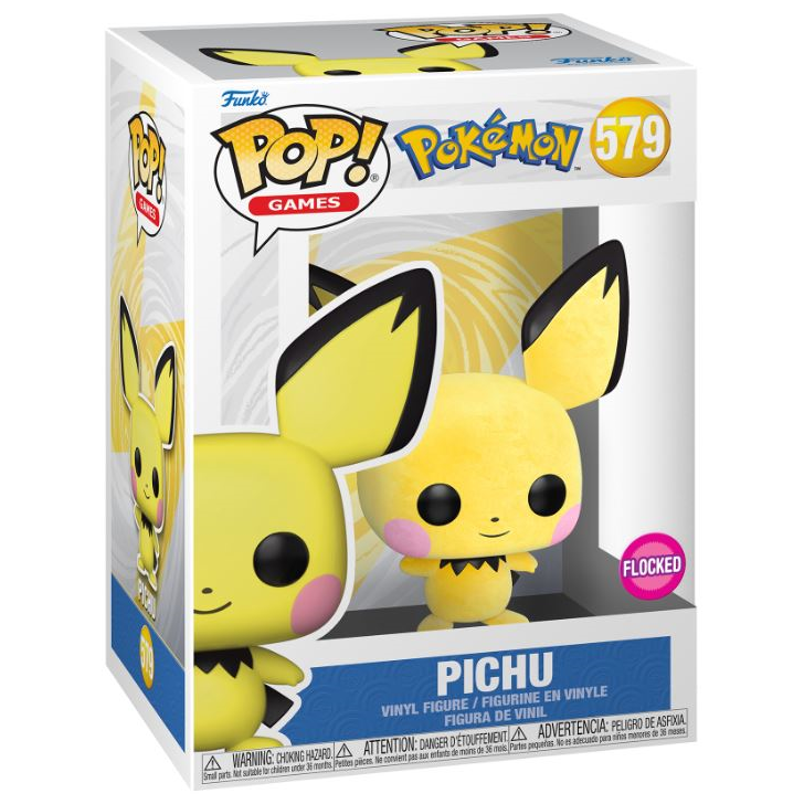 FUNKO POP! GAMES POKÉMON PICHU FLOCKED no579