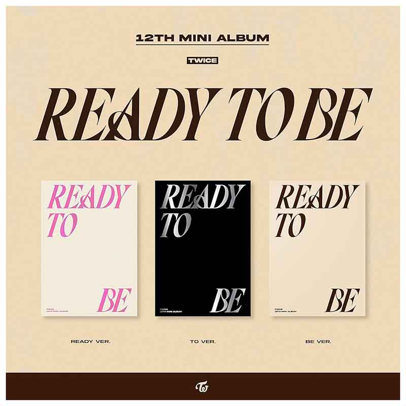 CD TWICE READY TO BE