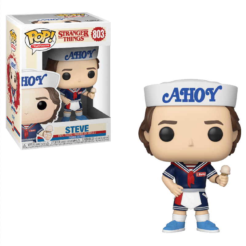 POP! TELEVISION STRANGER THINGS STEVE WITH HAT AND ICE CREAM no803