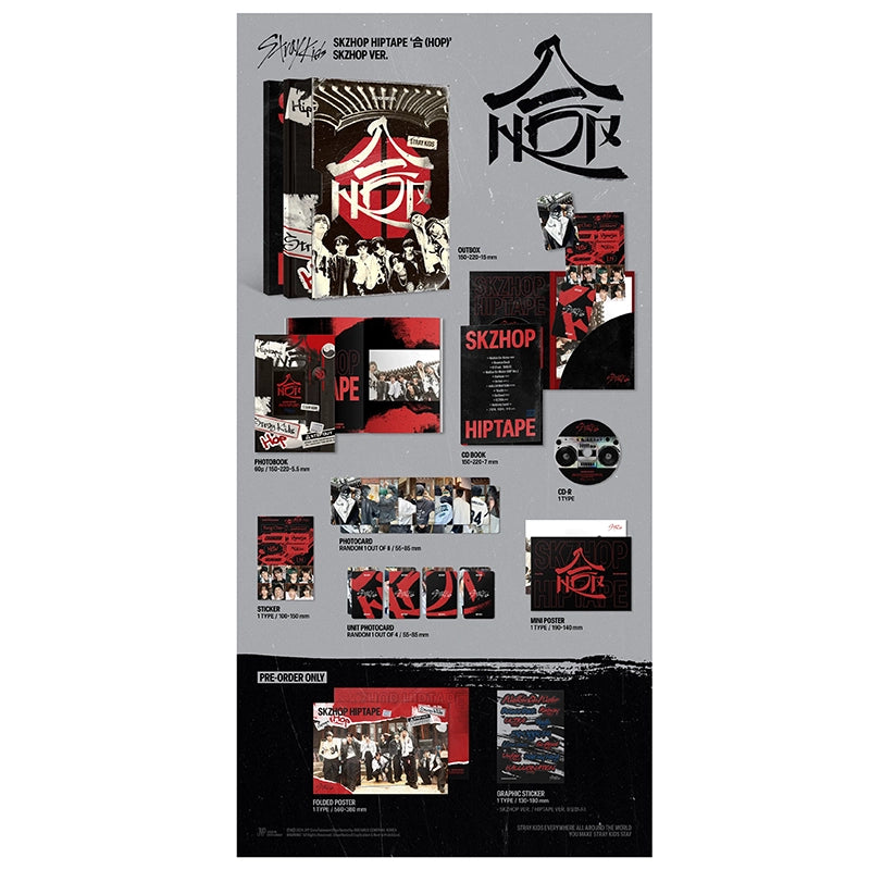 CD STRAY KIDS SKZHOP HIPTAPE 2